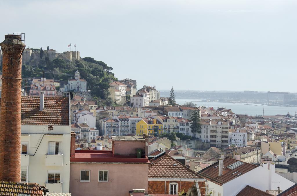 Vista Espetacular Baixa e Rio Lisboa Exterior foto