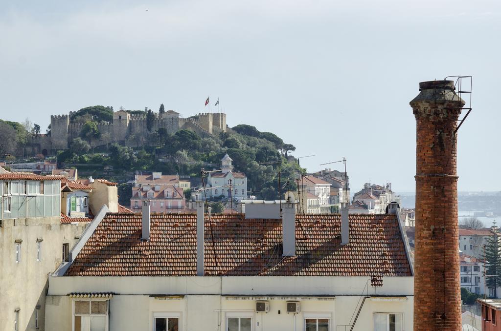 Vista Espetacular Baixa e Rio Lisboa Exterior foto