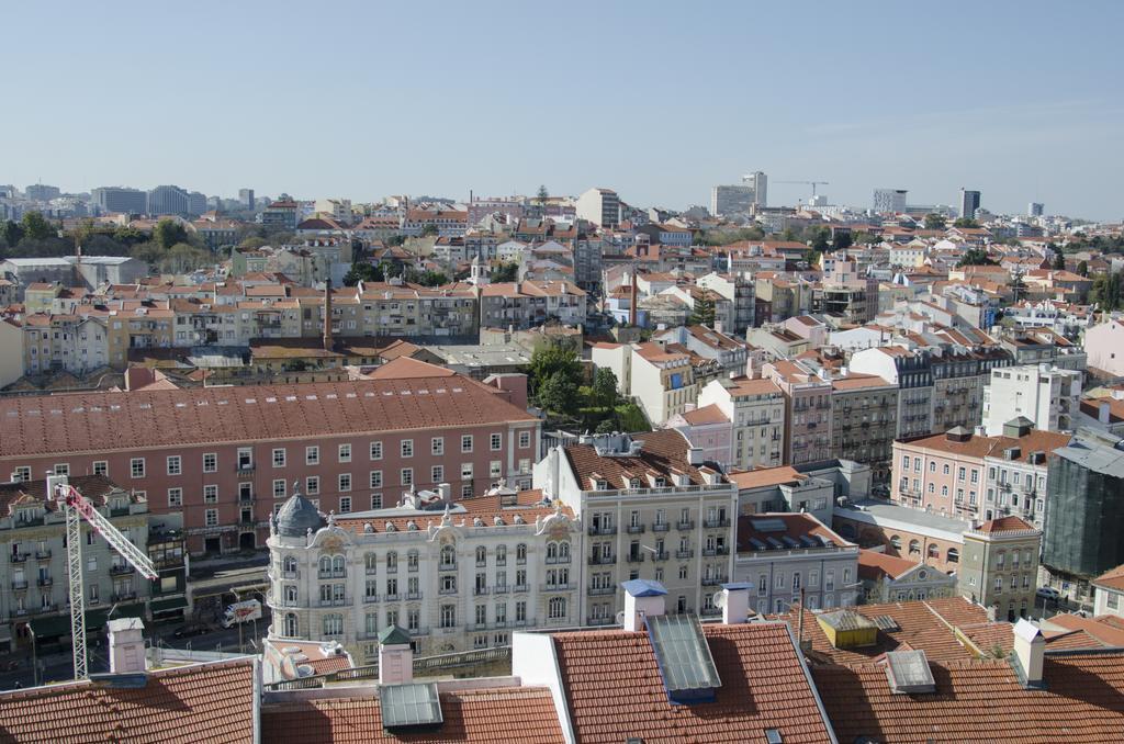 Vista Espetacular Baixa e Rio Lisboa Exterior foto
